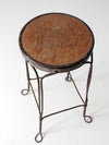 antique ice cream parlor stool