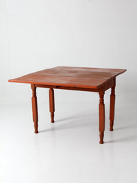 antique painted drop leaf table