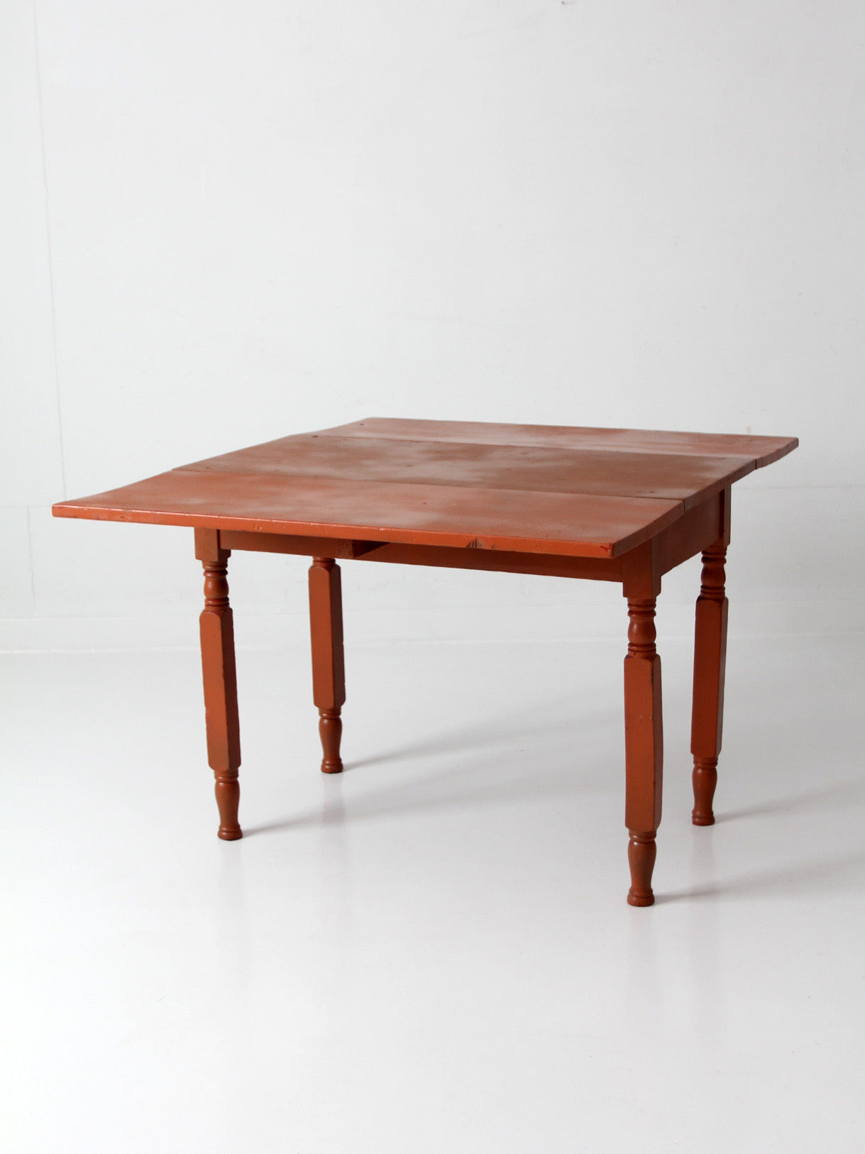 antique painted drop leaf table