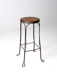 antique ice cream parlor stool