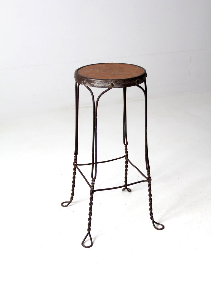 antique ice cream parlor stool