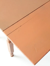 antique painted drop leaf table