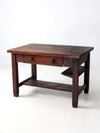 antique Mission oak desk