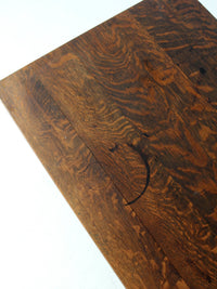 antique Mission oak desk