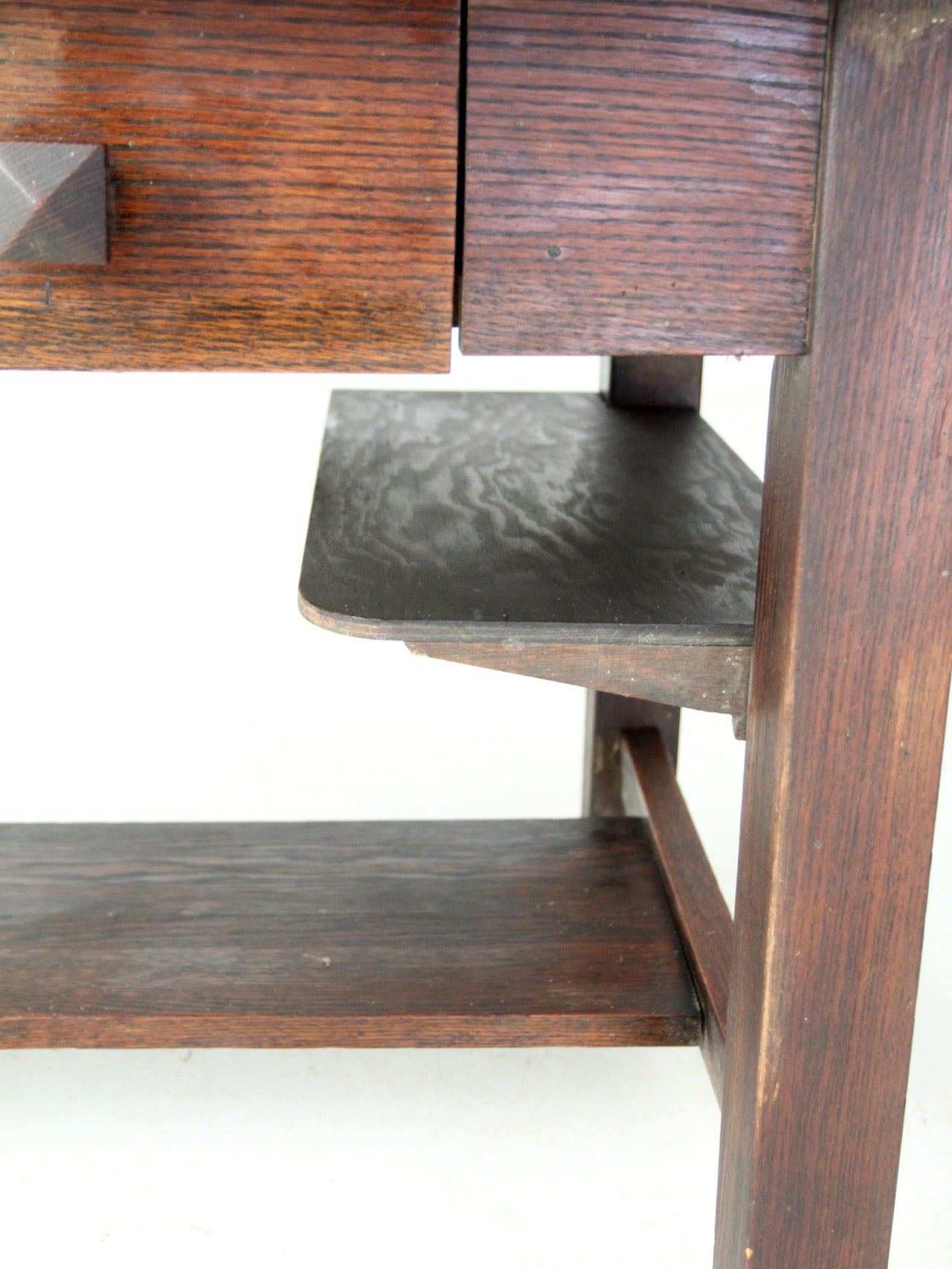 antique Mission oak desk