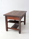 antique Mission oak desk