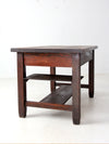 antique Mission oak desk