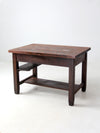 antique Mission oak desk