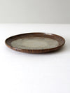 vintage studio pottery plate