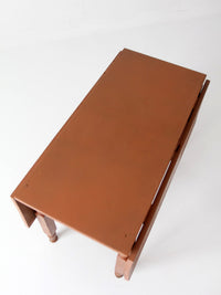 antique painted drop leaf table