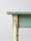 antique painted wood farmhouse table