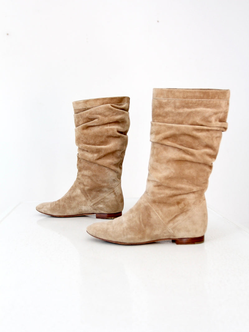 vintage Brian Atwood suede boots