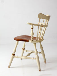 vintage Ethan Allen comb back chair
