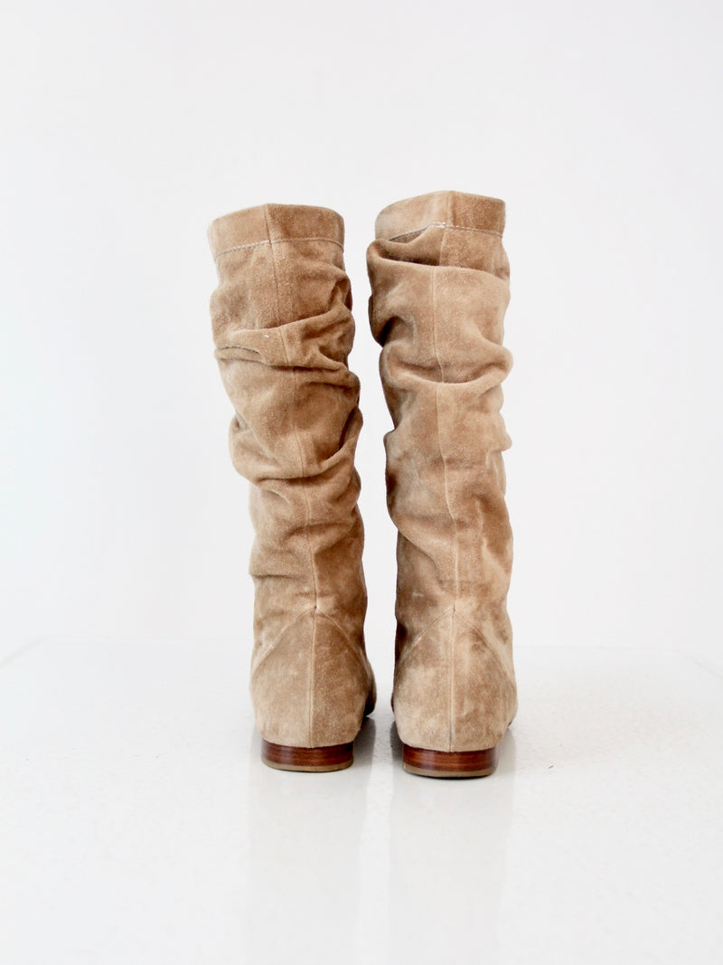 vintage Brian Atwood suede boots