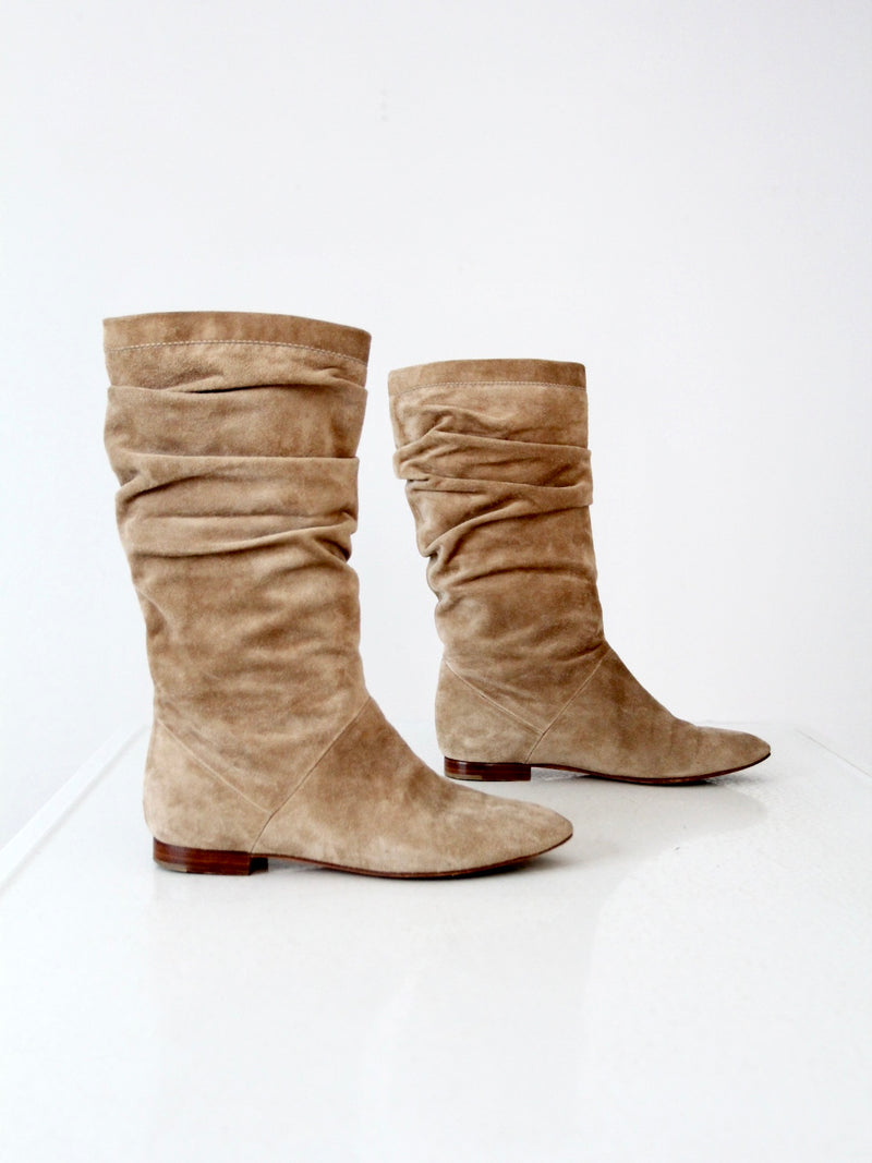 vintage Brian Atwood suede boots