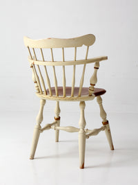 vintage Ethan Allen comb back chair