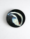 vintage enamel plated copper dish