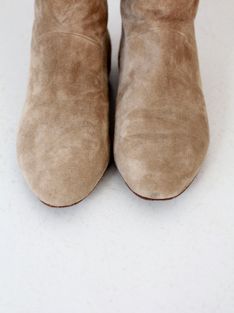 vintage Brian Atwood suede boots