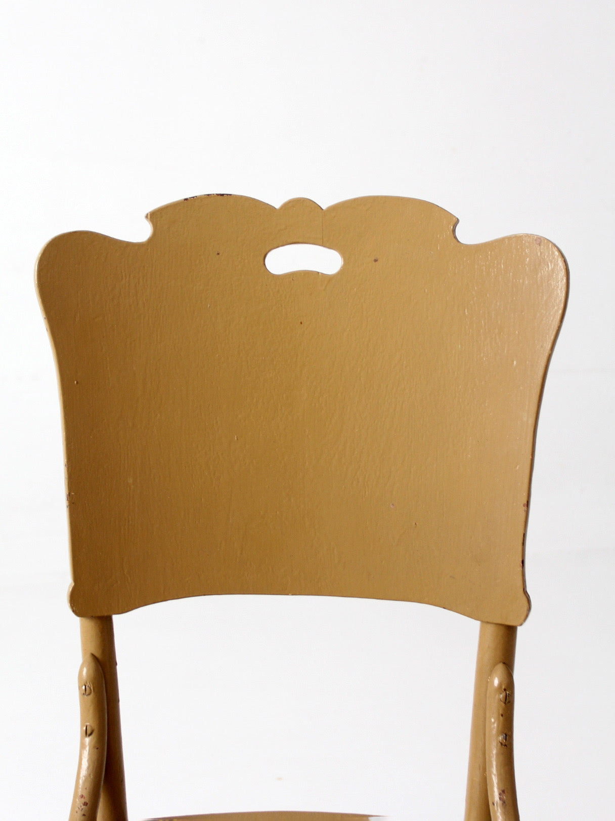 antique late 19th century wood dining chair | Northwestern Manufacturing Company