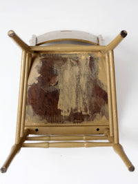 antique late 19th century wood dining chair | Northwestern Manufacturing Company
