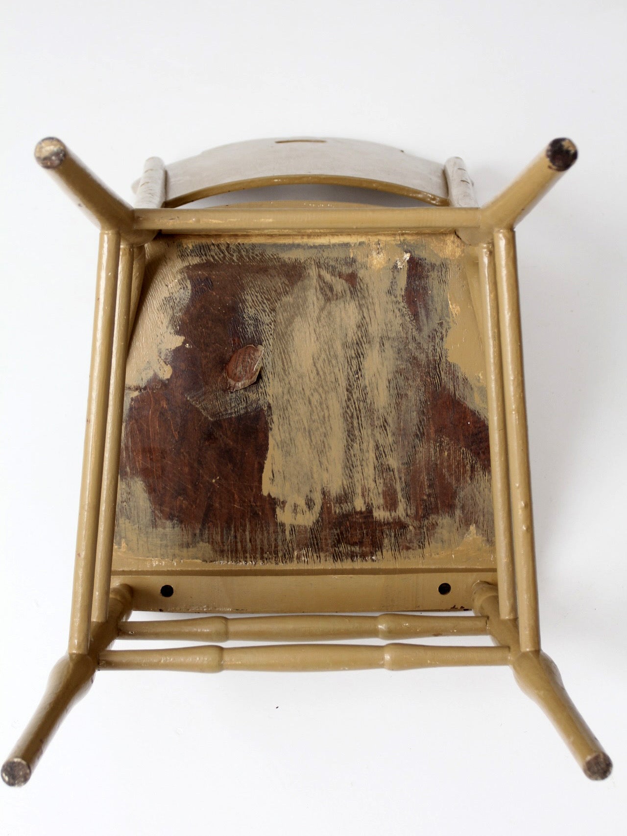 antique late 19th century wood dining chair | Northwestern Manufacturing Company
