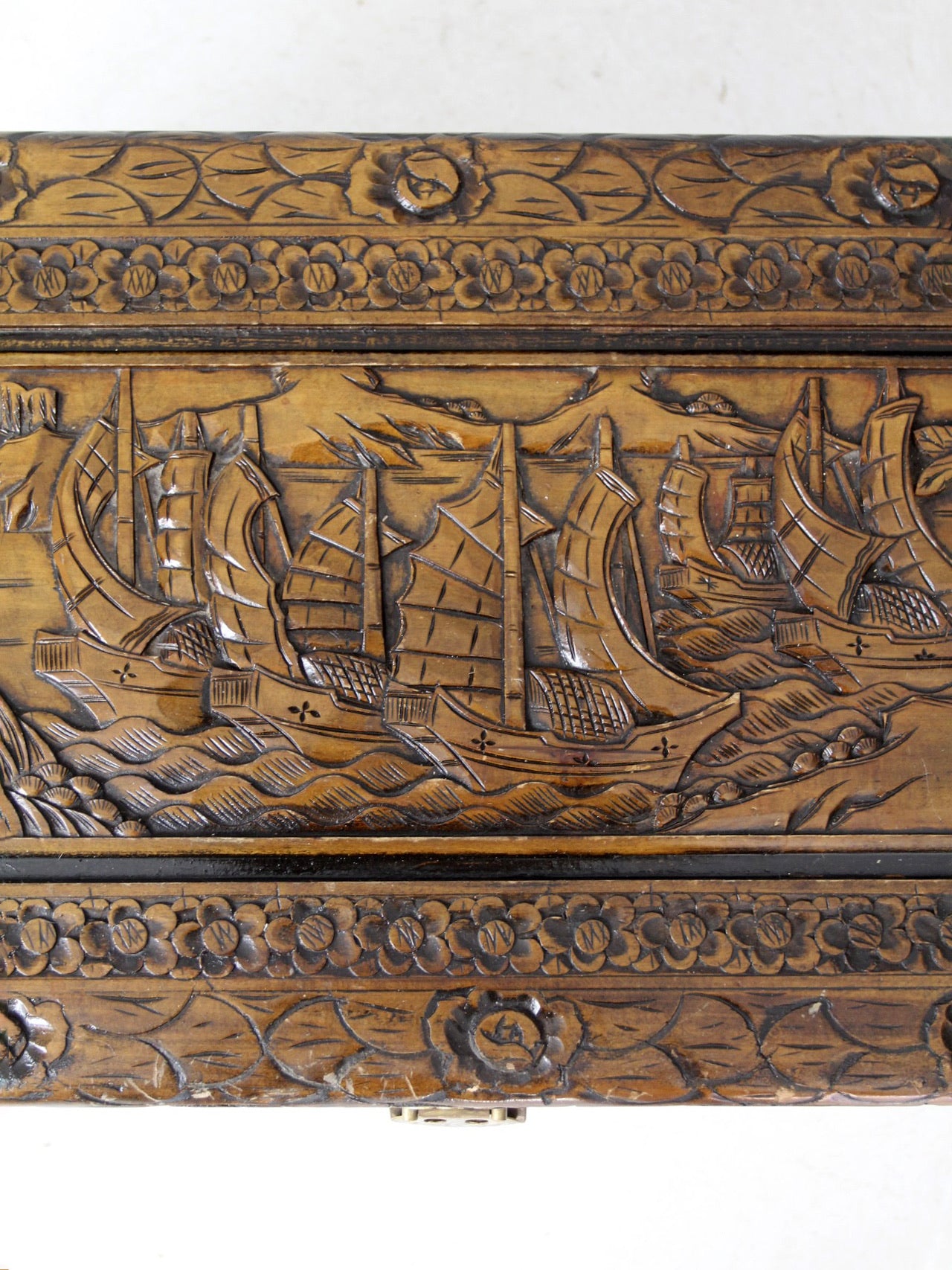 antique Chinese camphor wood chest