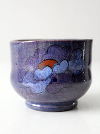 vintage studio pottery cachepot