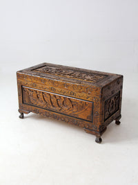 antique Chinese camphor wood chest