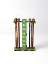 mid century croquet set lawn game