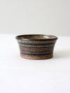 vintage studio pottery bowl