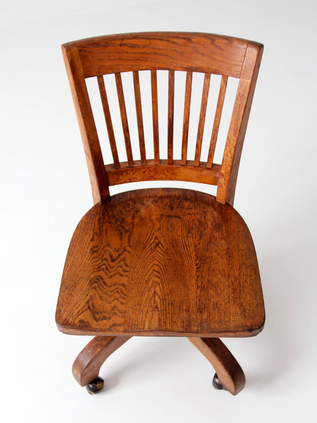 antique Arts & Crafts Mission oak office chair