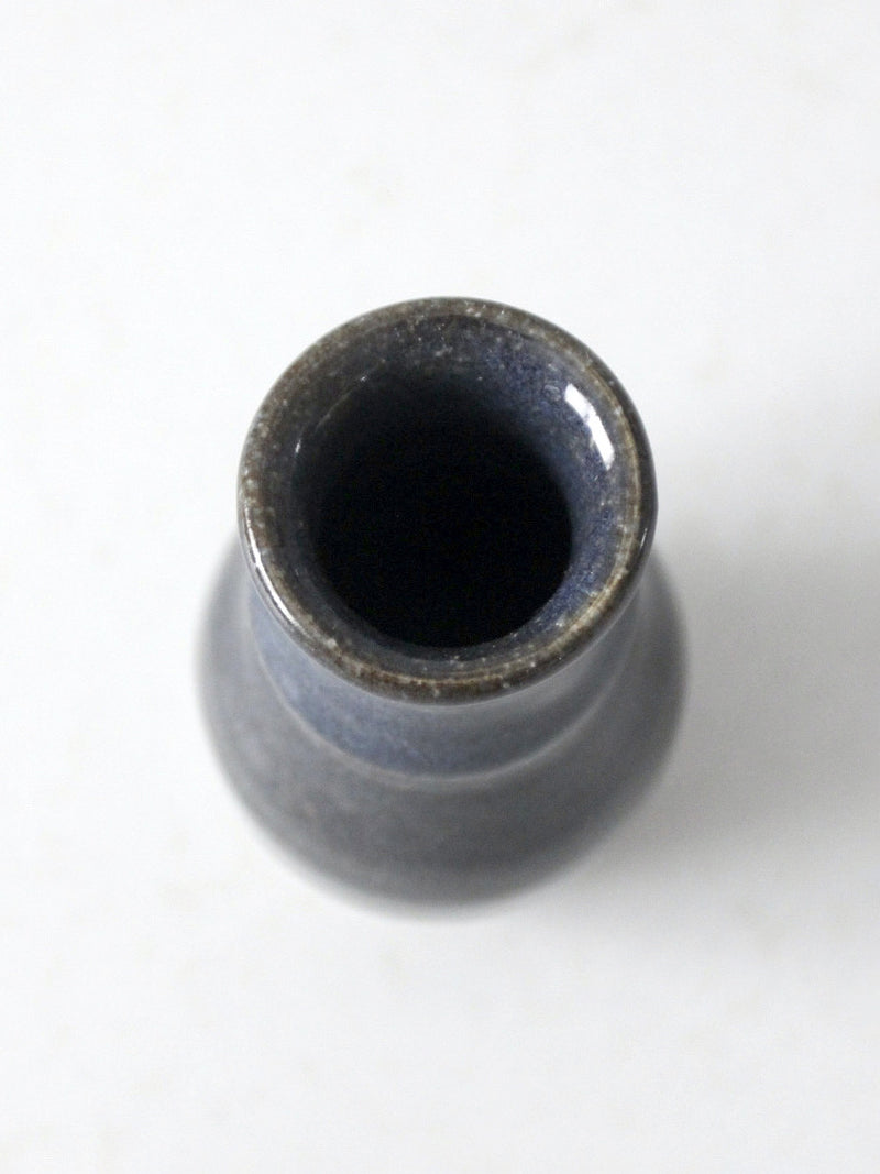 vintage studio pottery bud vase