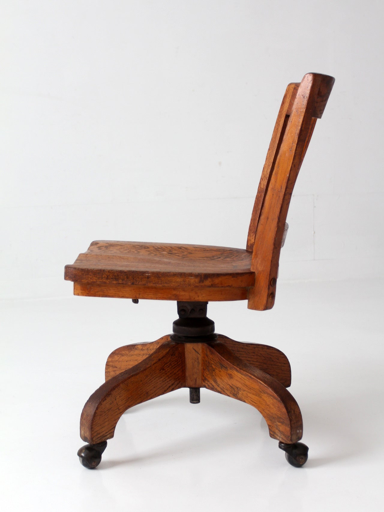 antique Arts & Crafts Mission oak office chair