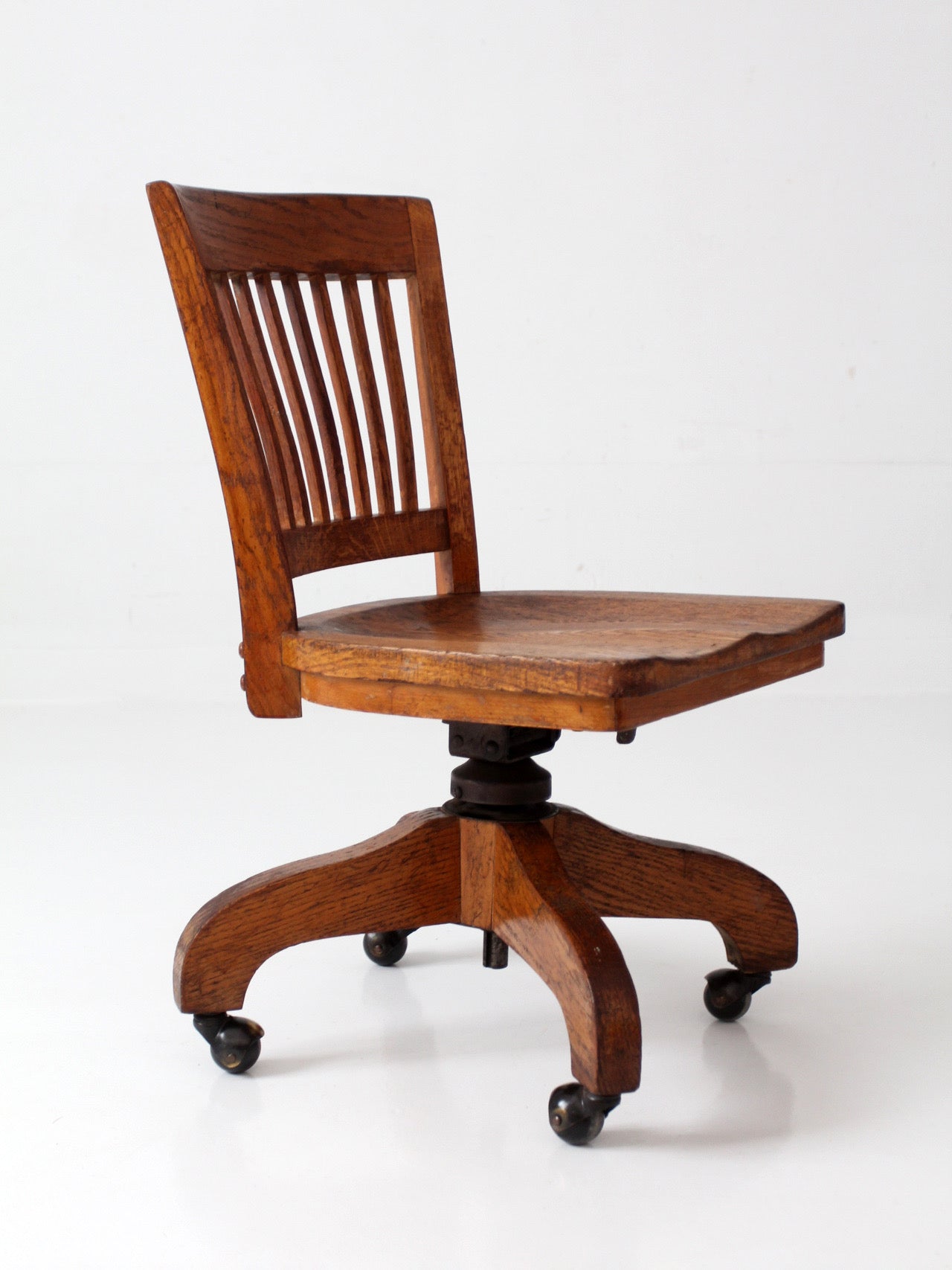 antique Arts & Crafts Mission oak office chair