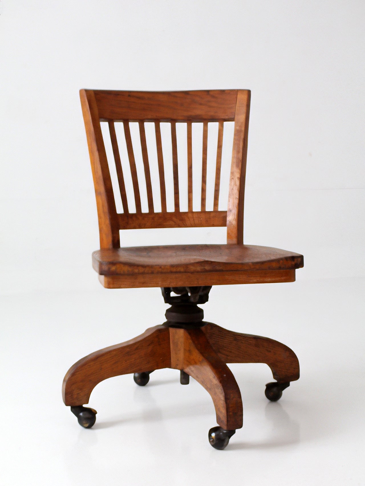 antique Arts & Crafts Mission oak office chair