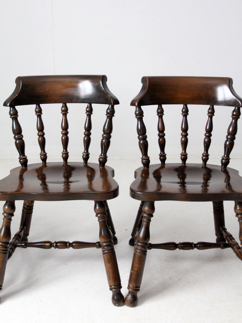 vintage Colonial Revival dining chairs set of 6