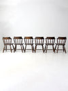 vintage Colonial Revival dining chairs set of 6