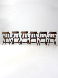 vintage Colonial Revival dining chairs set of 6