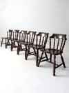 vintage Colonial Revival dining chairs set of 6