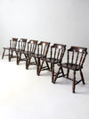 vintage Colonial Revival dining chairs set of 6