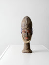 vintage African tribal art wood carving