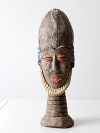 vintage African tribal art wood carving