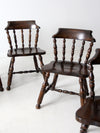 vintage Colonial Revival dining chairs set of 6
