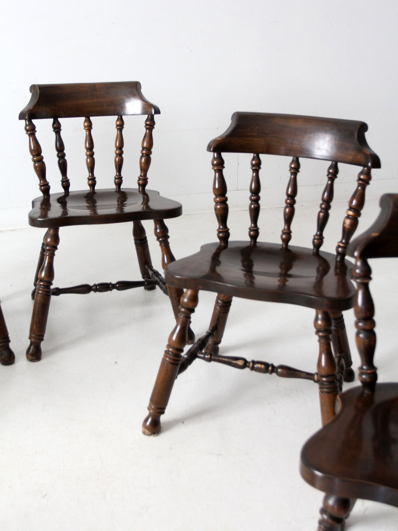 vintage Colonial Revival dining chairs set of 6