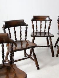vintage Colonial Revival dining chairs set of 6
