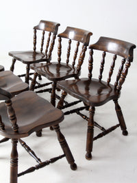 vintage Colonial Revival dining chairs set of 6