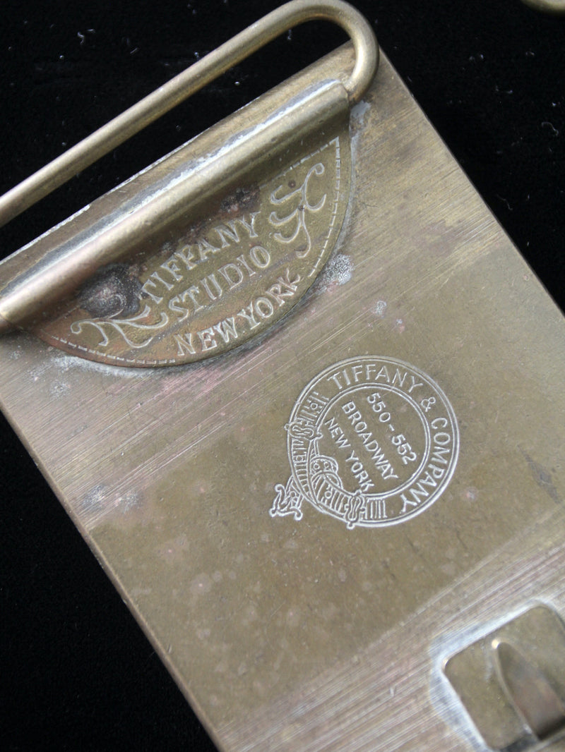 vintage 1970s belt buckles with Americana logos