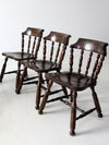 vintage Colonial Revival dining chairs set of 6