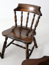 vintage Colonial Revival dining chairs set of 6