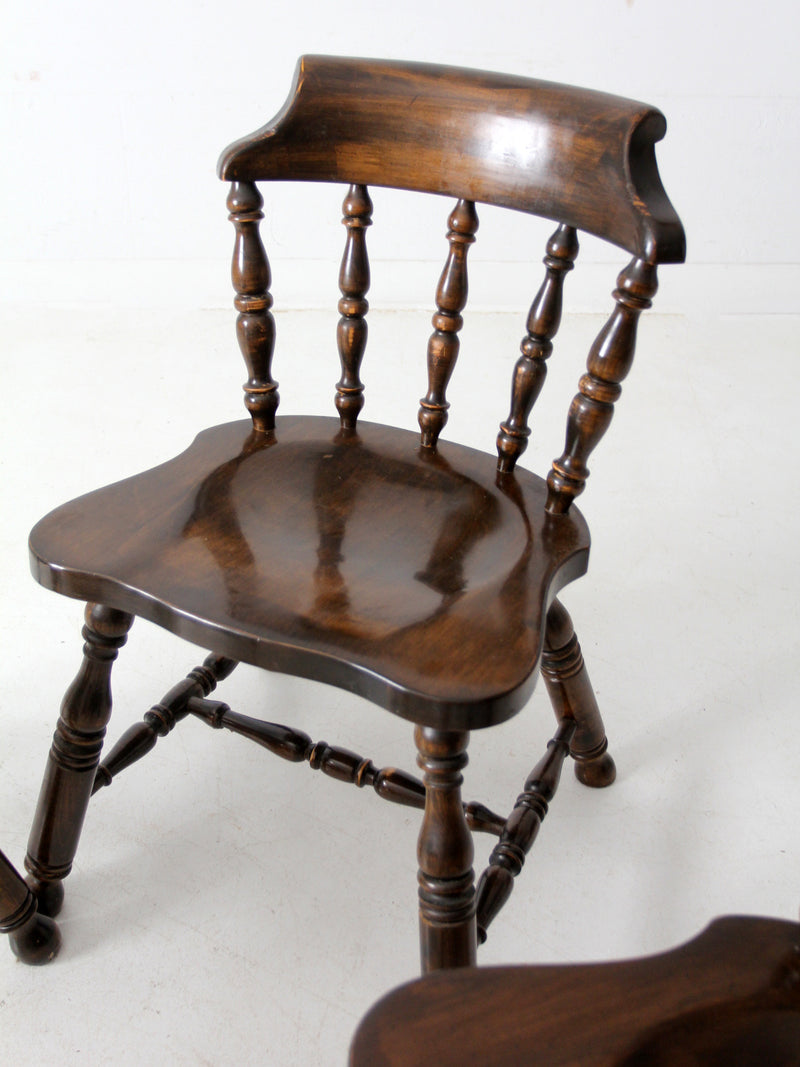 vintage Colonial Revival dining chairs set of 6